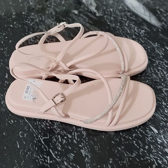 BRAND NEW NEW YORK & COMPANY CRISS-CROSS JEWEL STRAP WOMEN"S SANDAL - Picture 4 of 15